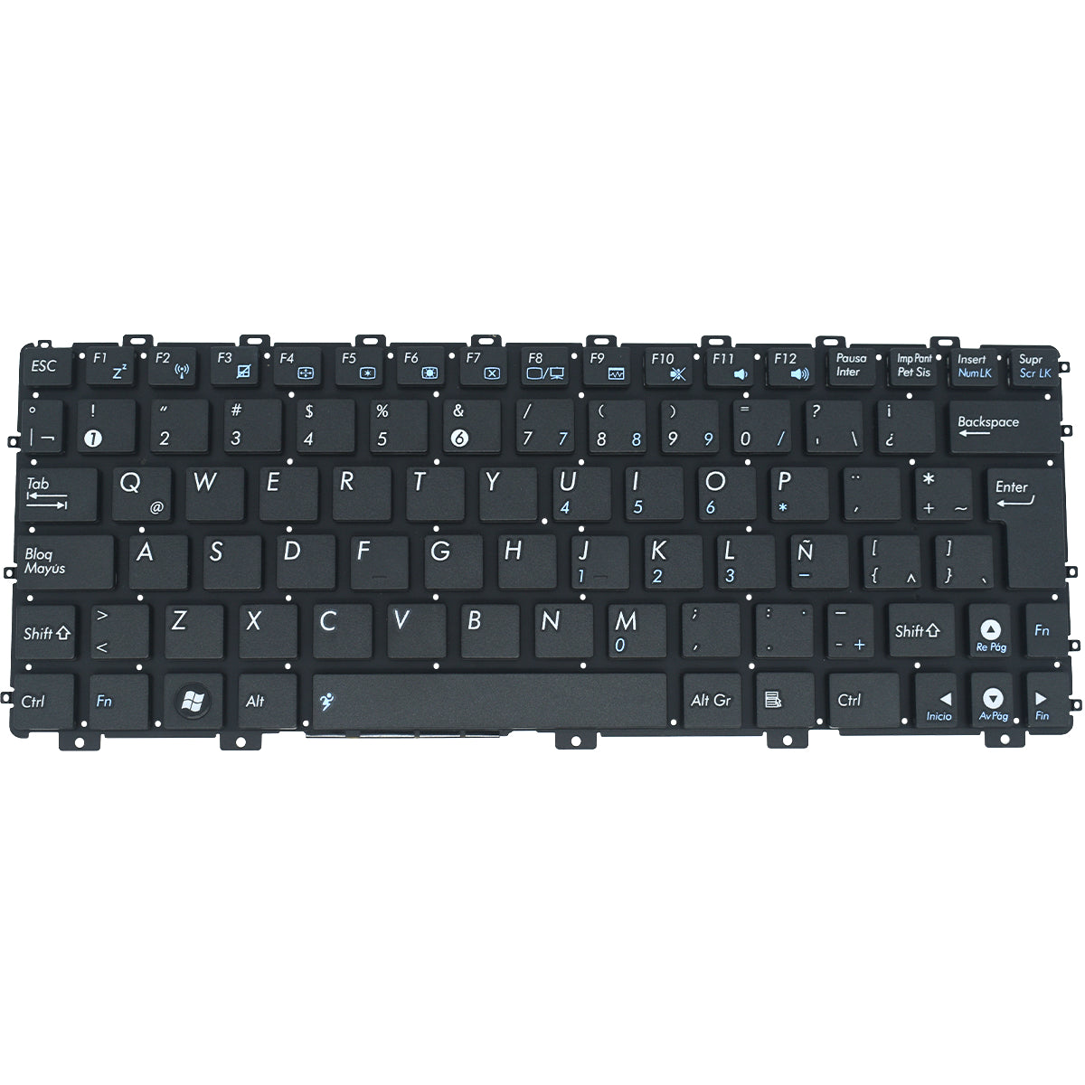 TEC317 Teclado color Negro (SP) para ASUS 1015 Series - Tecnología AltérCo