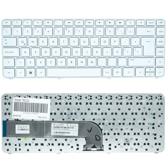 TEC322 Teclado color Blanco (SP) para HP DV4-5000