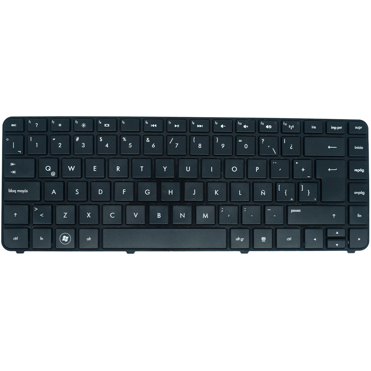 TEC323 Teclado color Negro (SP) para HP DV4-5000 (With frame) - Tecnología AltérCo