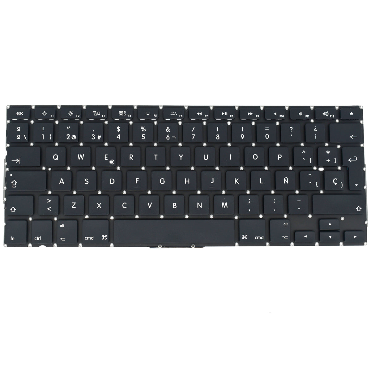 TEC389 Teclado color Negro (SP) para Apple Macbook A1278 Arriba