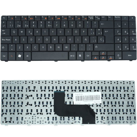 TEC398 Teclado colos Negro (SP) para Gateway NV52