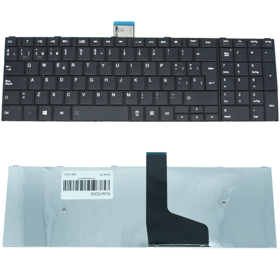 TEC436 Teclado color Negro (SP) para Toshiba Satellite C50 C50d C50dt C50dt-A C50D-A