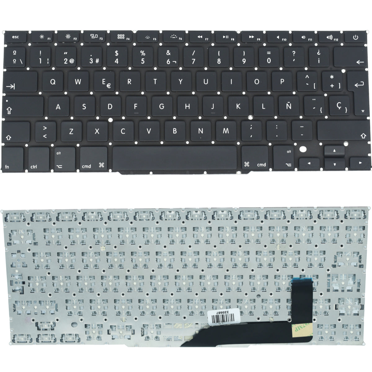 TEC440 Teclado color Negro (SP) para Apple Macbook Pro A1398 - Tecnología AltérCo