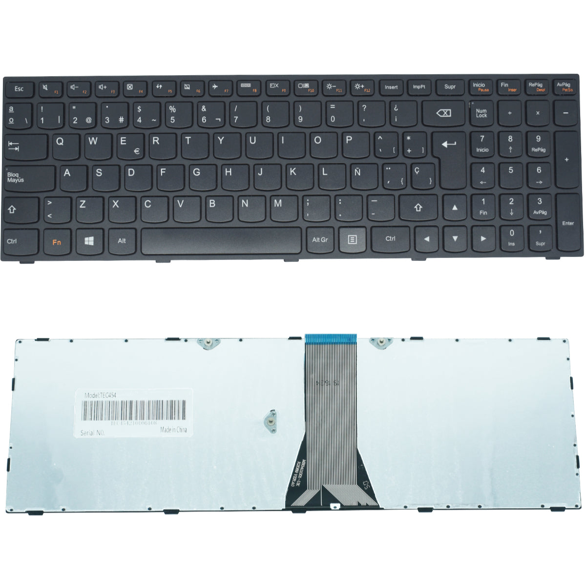 TEC454 Teclado color Negro (SP) para Lenovo G50 with frame - Tecnología AltérCo