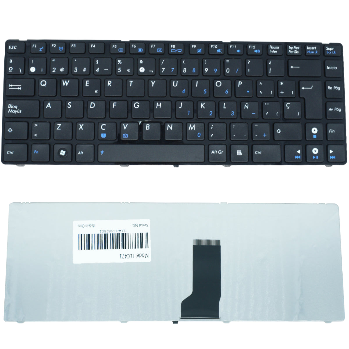 TEC471 Teclado color Negro (SP) para Asus k43 - Tecnología AltérCo