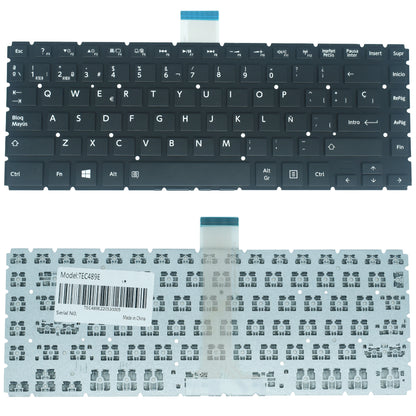 TEC489E Teclado color Negro (SP) para Toshiba L40-B L40D-B *ENTER PEQUE?O - Tecnología AltérCo