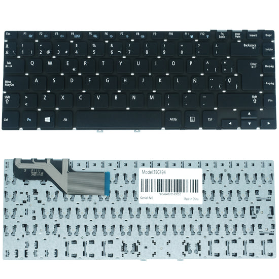 TEC494 Teclado color Negro (SP) para Samsung NP350V4X 300E4E,300E4V