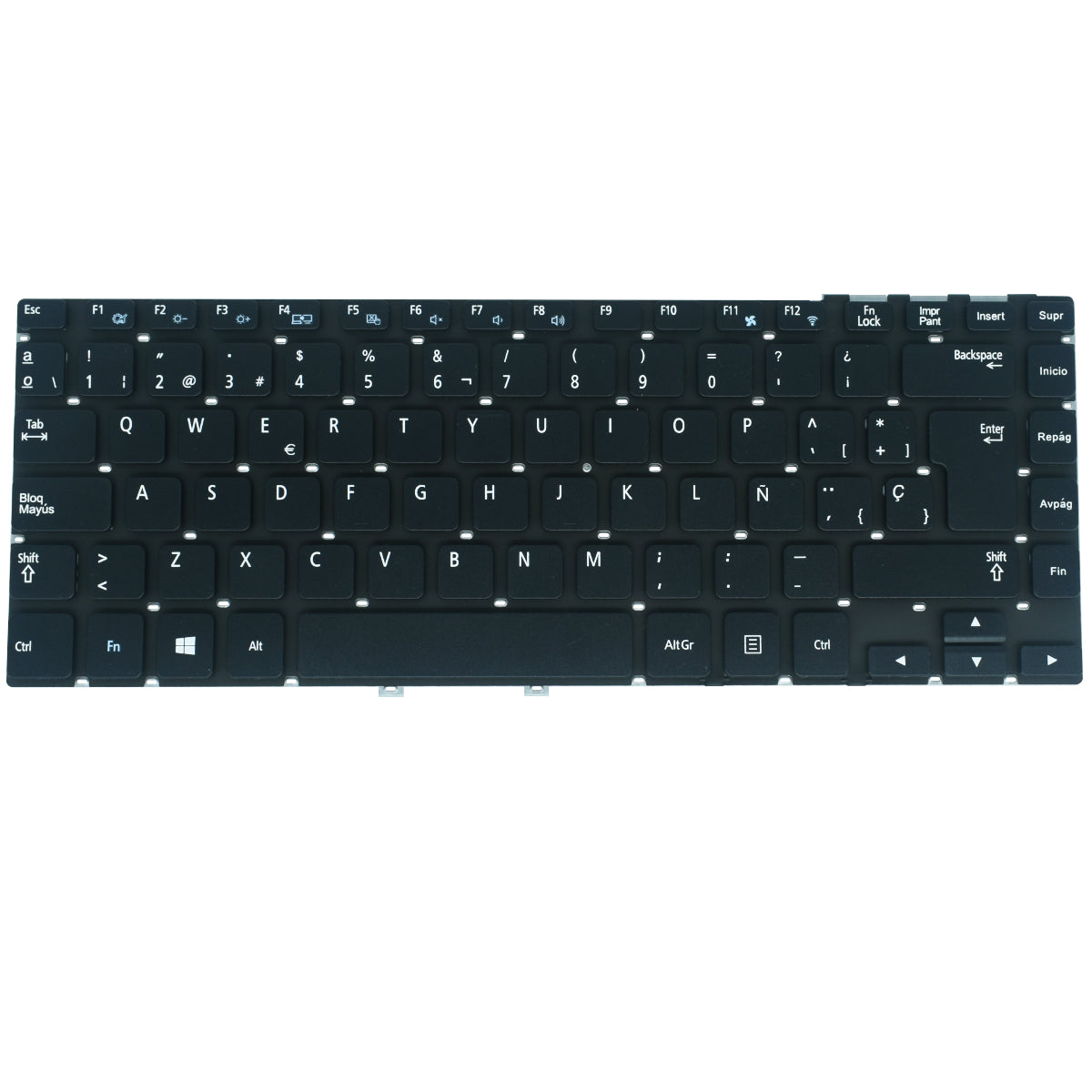 TEC494 Teclado color Negro (SP) para Samsung NP350V4X 300E4E,300E4V - Tecnología AltérCo