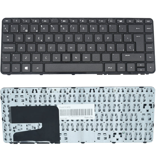 TEC495B Teclado color Negro (SP) FRAME para HP 240 G2 / 245 G3 / 14-G000 / 14-R000 / 14-D000 / 14-W000