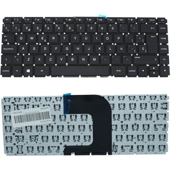 TEC496 Teclado color Negro (SP) para HP 14-ac, 14-af, 14-ad, 14-aj, 14-q , 14-am , 14am