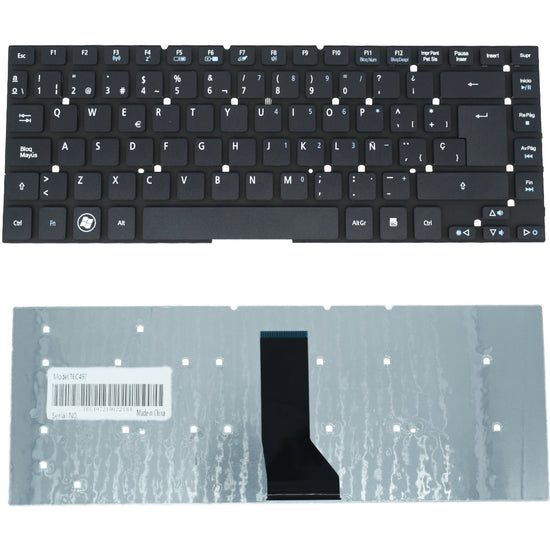 TEC497 Teclado color Negro (SP) para Acer 3830T, E5-411, E5-421, V3-431, V3-471, E1-430G