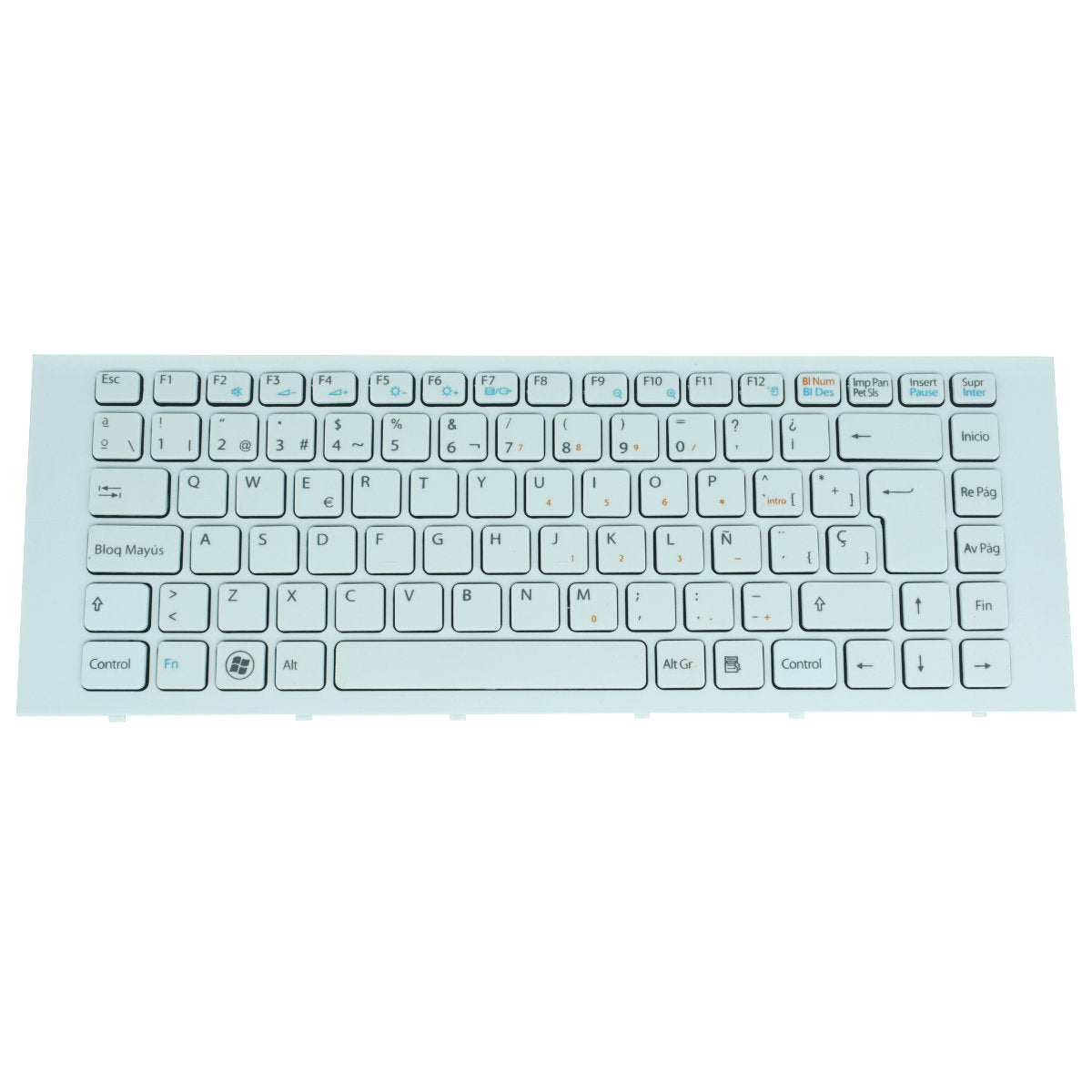 TEC499 Teclado color Blanco (SP) para Sony Vaio VPC-EG Series - Tecnología AltérCo