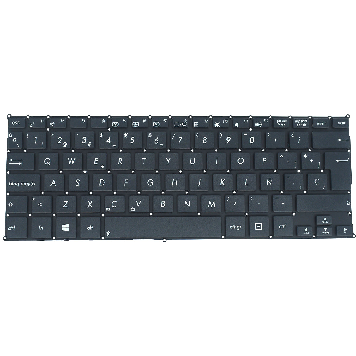 TEC512 Teclado color Negro (SP) para Asus VivoBook X201, X201E, X202, X202E