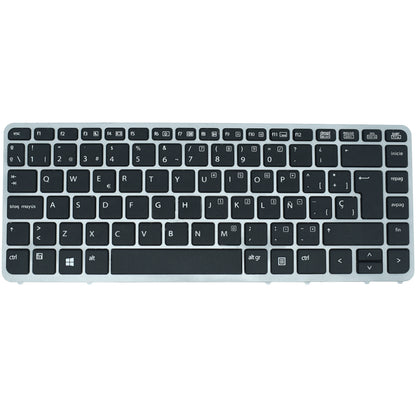 TEC523 Teclado color Negro (SP) FRAME PLATA para HP EliteBook 840 G1, 840 G2, 850 G1 Series - Tecnología AltérCo