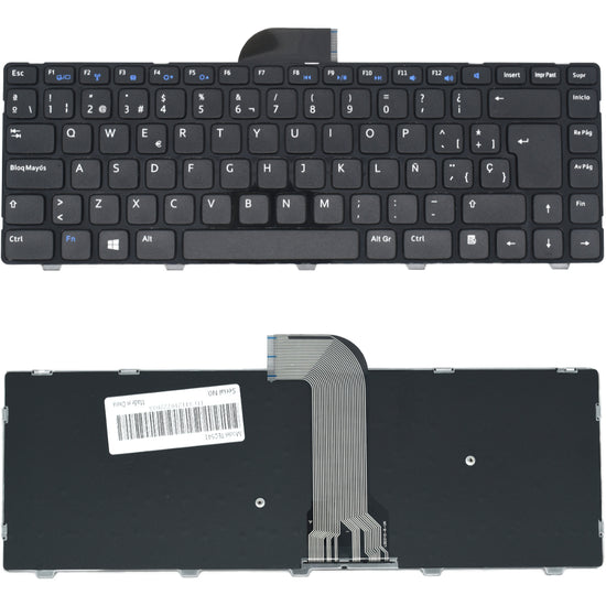TEC541 Teclado color Negro (SP) para Dell Inspiron 14 3421, 14R 5421, Vostro 2421, Latitude 3440