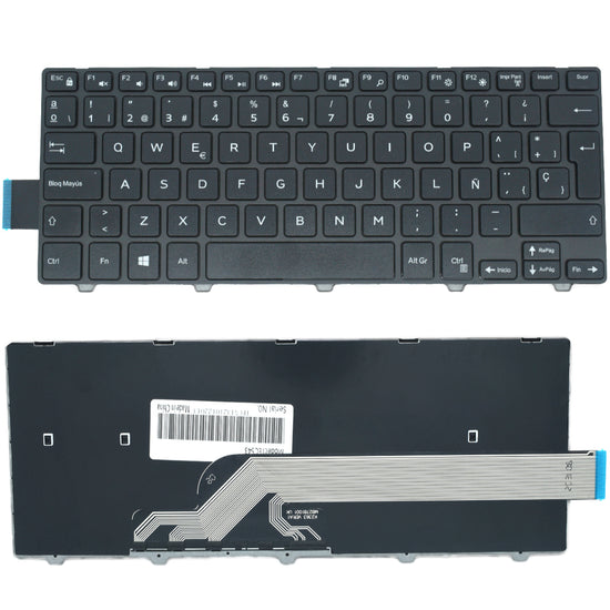 TEC543 Teclado color Negro (SP) para Dell Inspiron 14 3000 14 5442 14 5445 14 5447  Vostro 14 3458