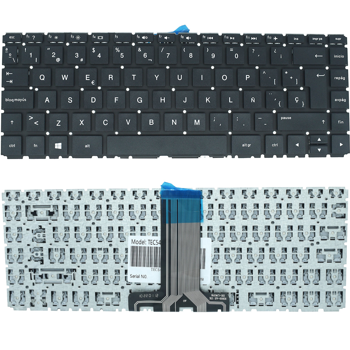 TEC545 Teclado color Negro (SP) para HP Pavilion 14-ab 14ab 14-ab 14-ab000 14-ab100 Hp14ab - Tecnología AltérCo