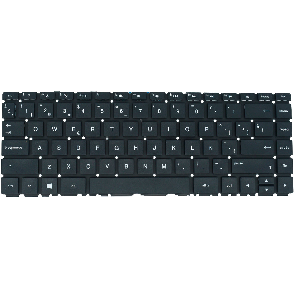 TEC545E Teclado color Negro (SP) para HP 240 G6 245 G6 246 G6 Pavilion 14-bs 14-bs000 14-bs100 14-bs500 X360 14-ba ENTER DELGADO *SIN BACKLIGHT - Tecnología AltérCo