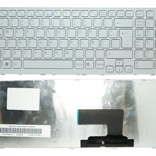 TEC547 Teclado color Blanco (SP) para Sony Vaio VPC-EE Series Pcg-61611l Vpc-ee33