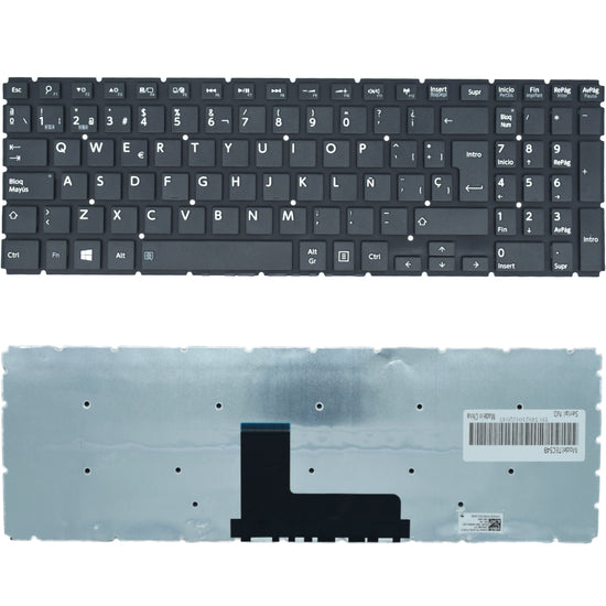 TEC549 Teclado color Negro (SP) para Toshiba L50-B L50D-B L55-B L55D-B *Sin Backlight