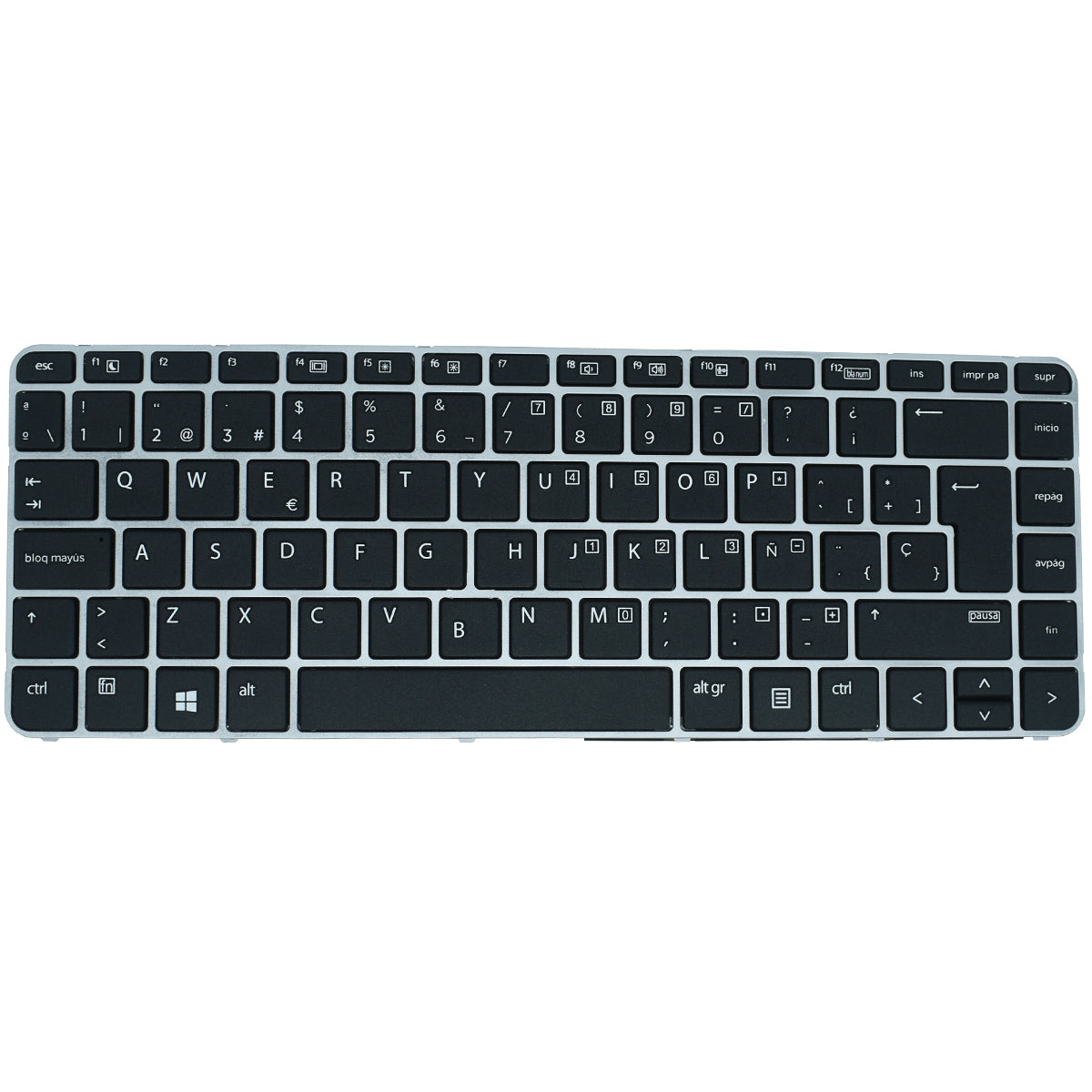 TEC550 Teclado color Negro (SP) para HP Elitebook 840 G3 / 745 G3 (Sin Backlight) - Tecnología AltérCo