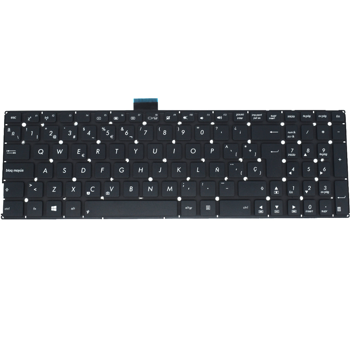 TEC560 Teclado color Negro (SP) para ASUS X553M X553MA K553M K553MA X503M X503MA F553 - Tecnología AltérCo