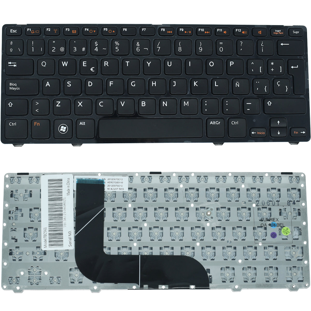 TEC561 Teclado color Negro (SP) para Dell Inspiron 14Z 5423 13Z 5323 14z - Tecnología AltérCo