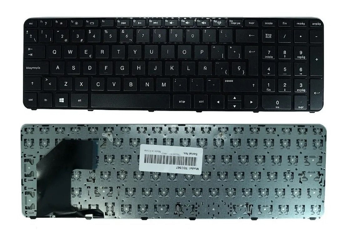 TEC567 Teclado Para Hp 15 15t 15z B 701684-141 7001684 696284 001