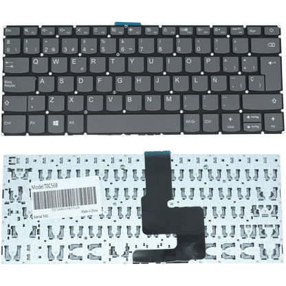 TEC568 Teclado color GRIS (SP) Tecla Encendido / SUPR para Lenovo IdeaPad 320-14AST 320-14IAP 320-14ISK 320S-14IKB 320-14isk 320s-14ikb 320s-14ikbr - Tecnología AltérCo