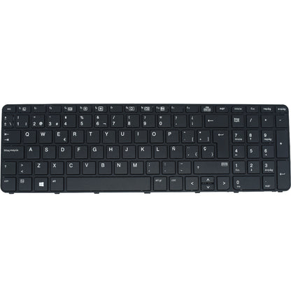 TEC570 Teclado color Negro (SP) para HP Probook 450 G3, 455 G3, 470 G3 , 650 G2 , 655 G2 CON MARCO - Tecnología AltérCo