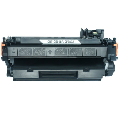 TNH-80A Cartucho de Toner Negro 05A (CE505A) / 80A (CF280A) UNIVERSAL Calidad Estandar / 1,500 paginas
