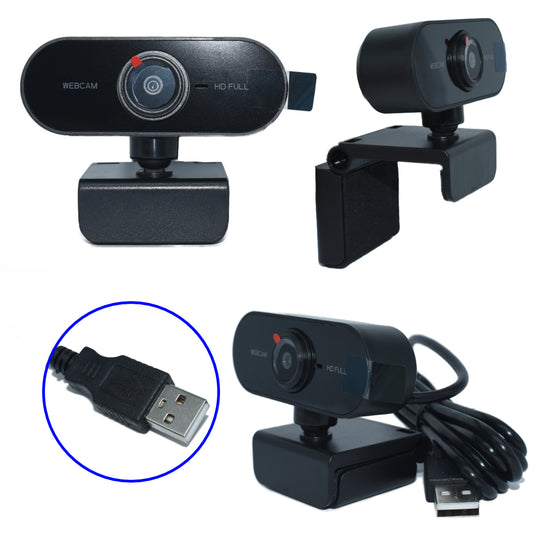 WEB-CAM Camara Web 1080p USB Con Micr?fono para Mac / PC