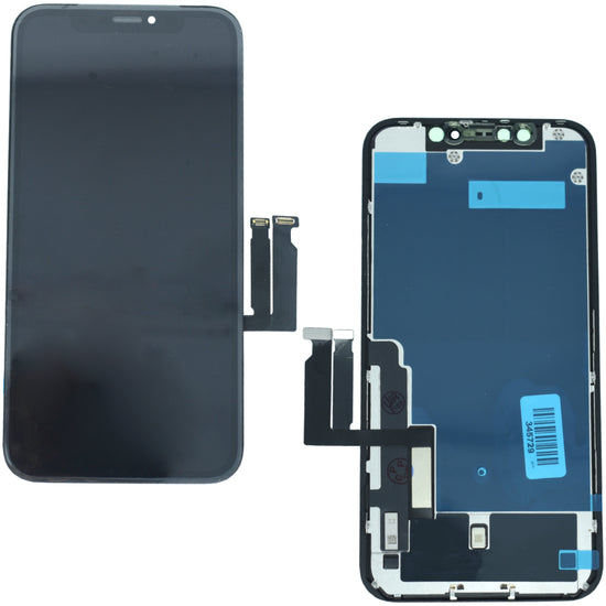 iPhXR-001N iphone XR 6.1'' lcd + digitalizador Hard OLED - XL (sin camara / sin home) en color Negro